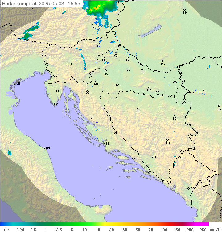 Padavine Hrvaška