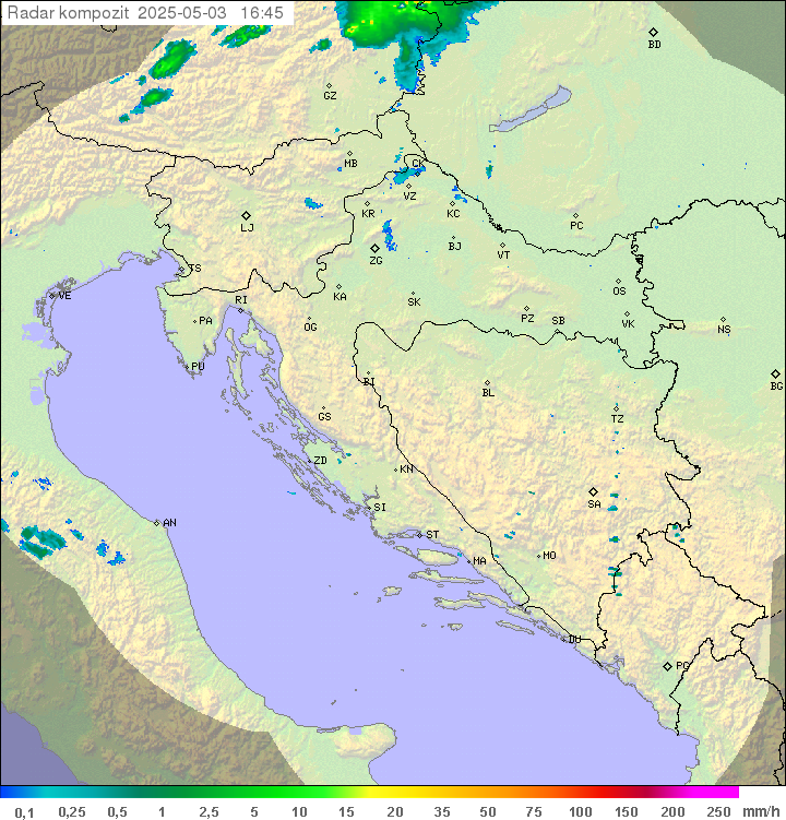 Padavine Hrvaška