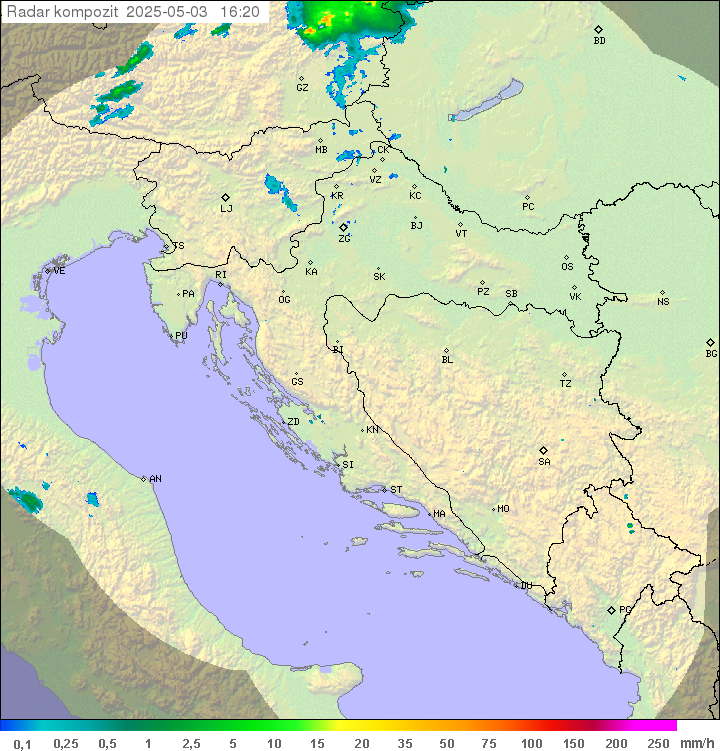 Padavine Hrvaška