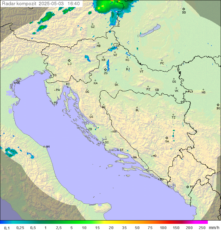 Padavine Hrvaška