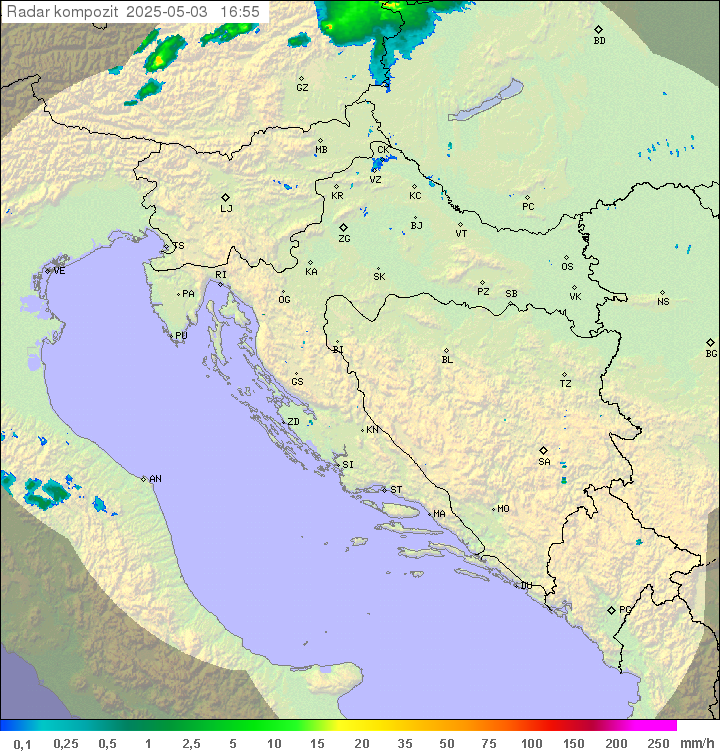 Padavine Hrvaška