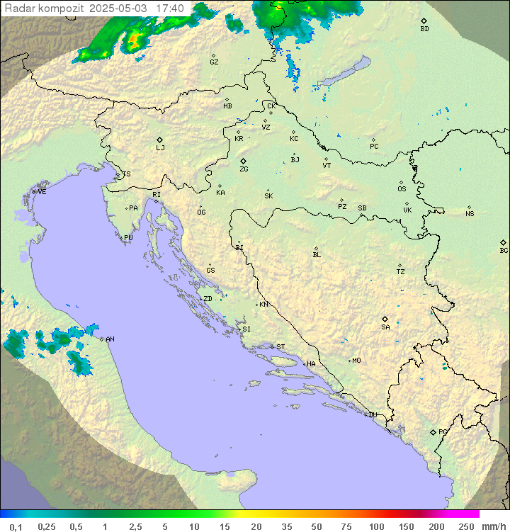 Padavine Hrvaška