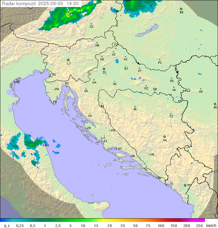 Padavine Hrvaška