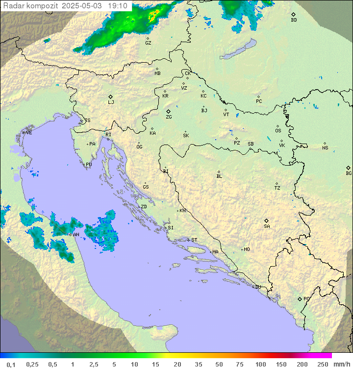 Padavine Hrvaška