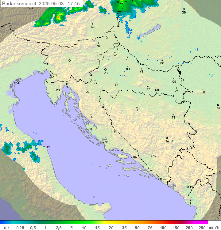 Padavine Hrvaška