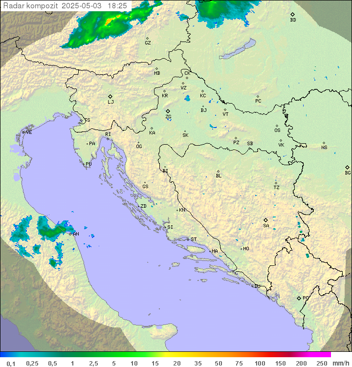 Padavine Hrvaška