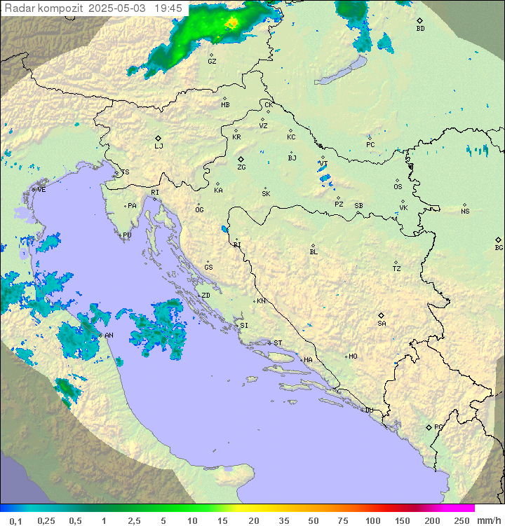 Padavine Hrvaška