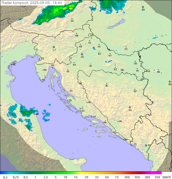 Padavine Hrvaška