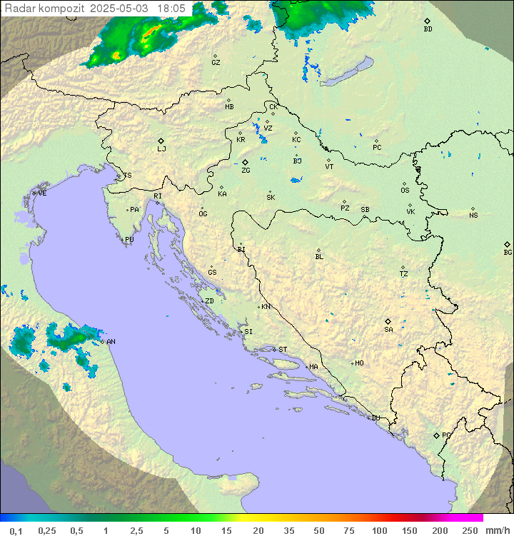 Padavine Hrvaška