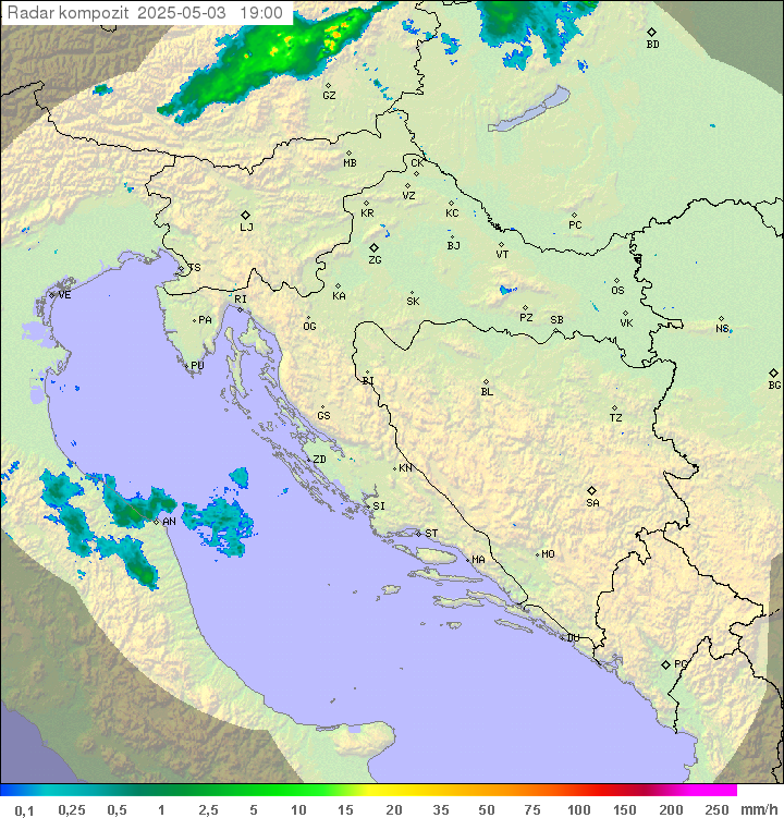 Padavine Hrvaška