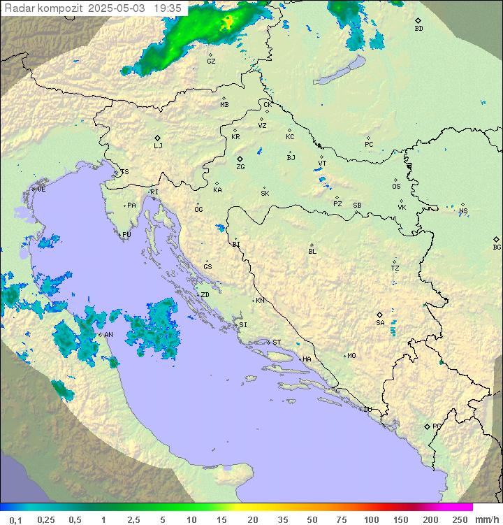 Padavine Hrvaška