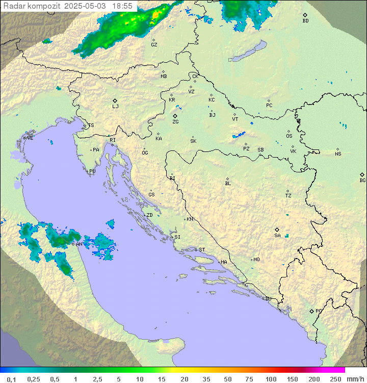 Padavine Hrvaška