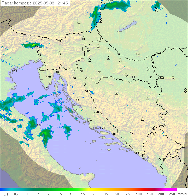 Padavine Hrvaška