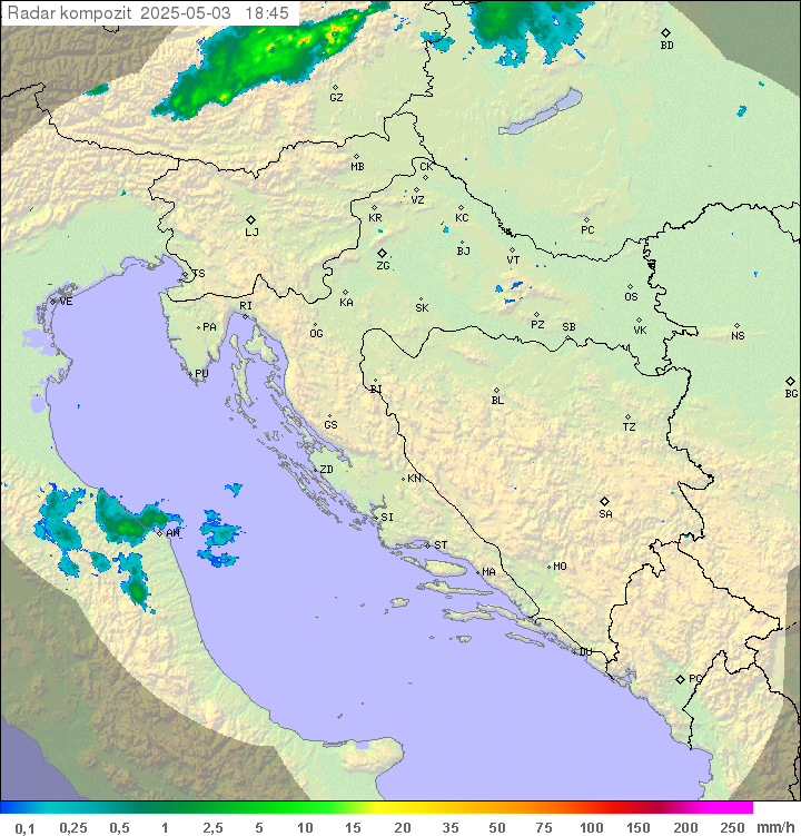 Padavine Hrvaška