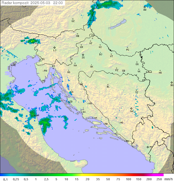 Padavine Hrvaška