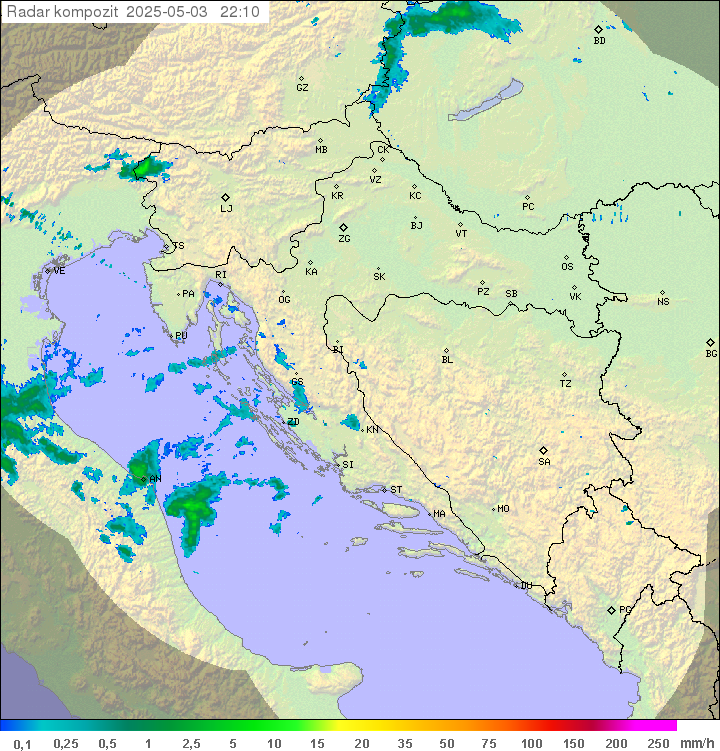 Padavine Hrvaška
