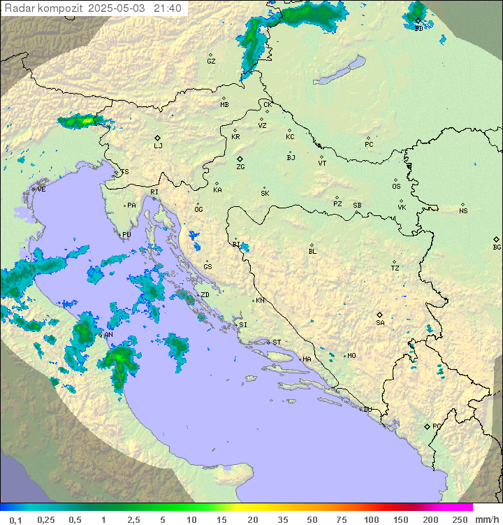 Padavine Hrvaška