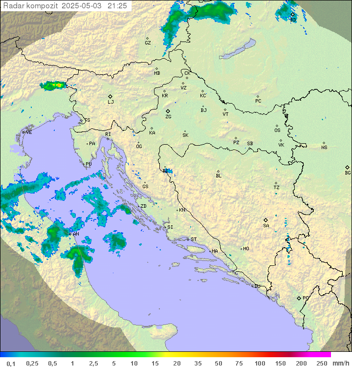 Padavine Hrvaška