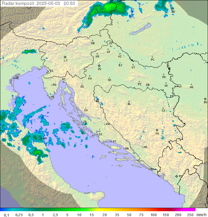 Padavine Hrvaška