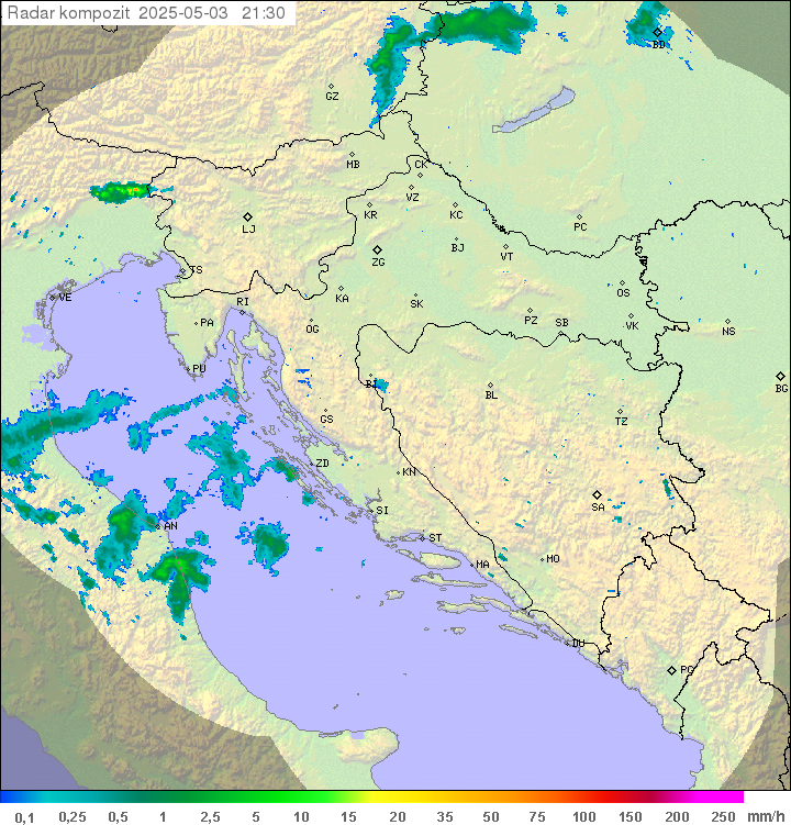 Padavine Hrvaška