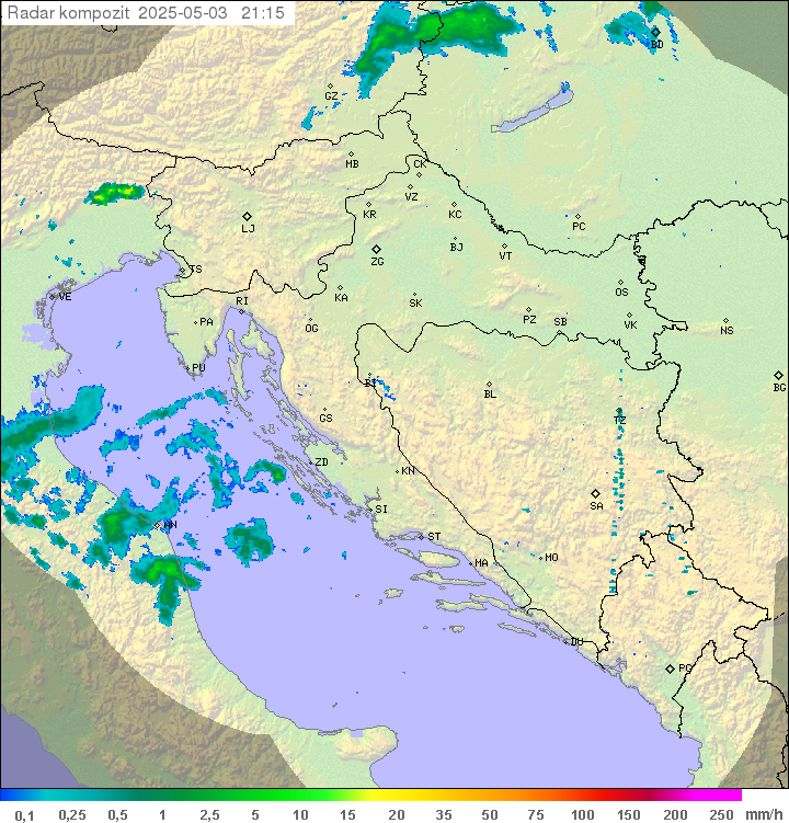 Padavine Hrvaška
