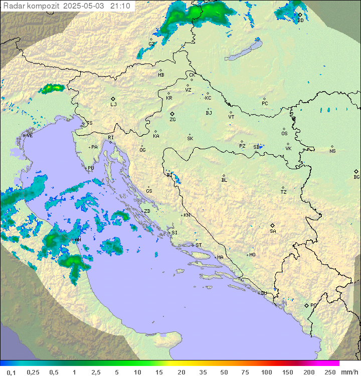 Padavine Hrvaška