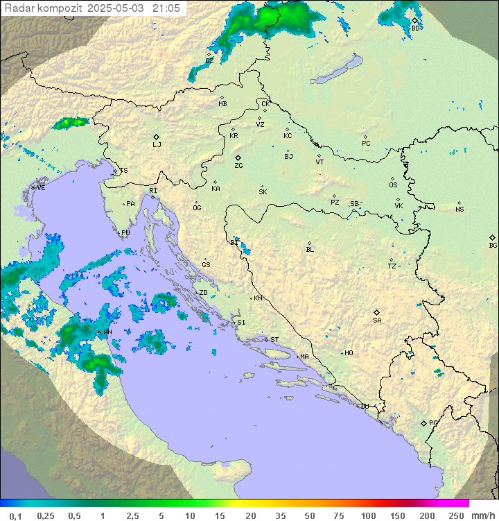 Padavine Hrvaška