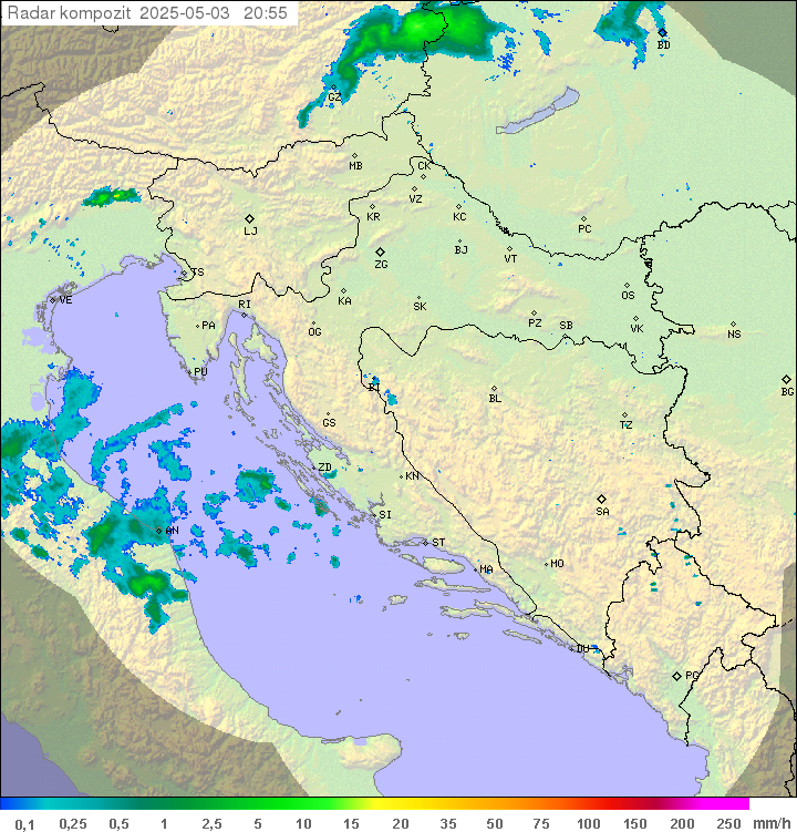Padavine Hrvaška