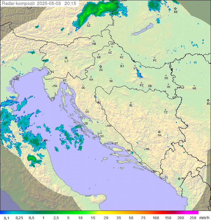 Padavine Hrvaška