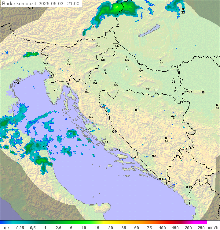 Padavine Hrvaška