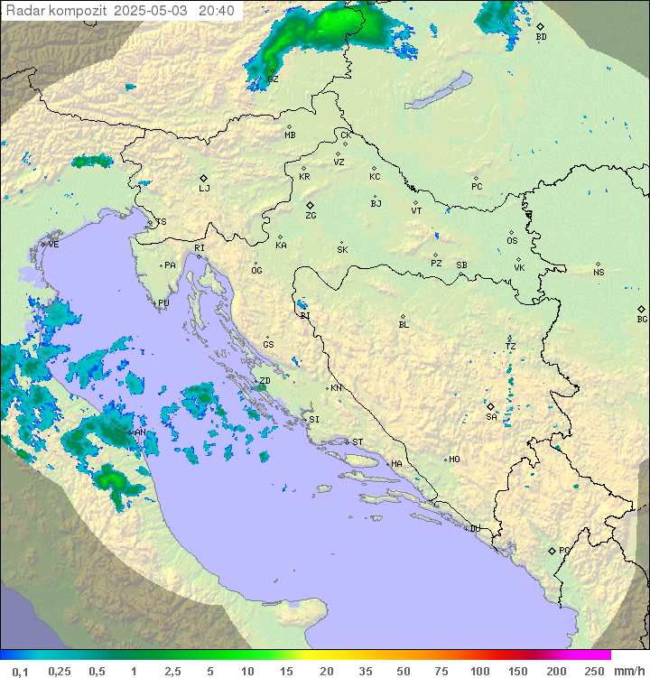 Padavine Hrvaška