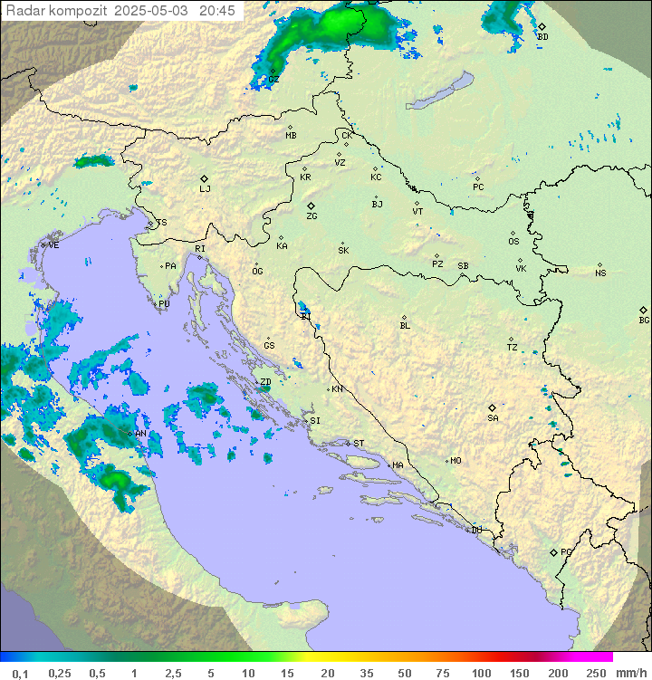 Padavine Hrvaška