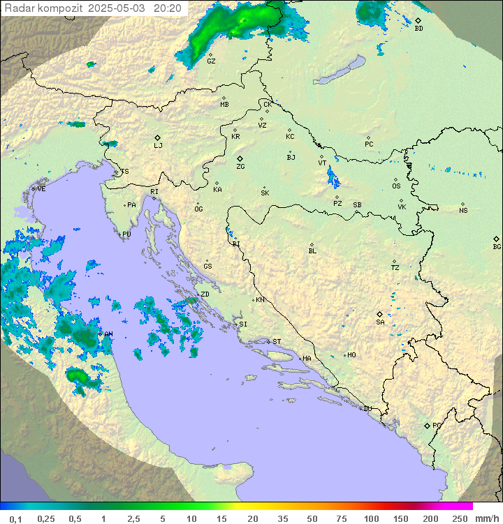 Padavine Hrvaška