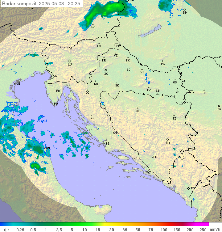 Padavine Hrvaška