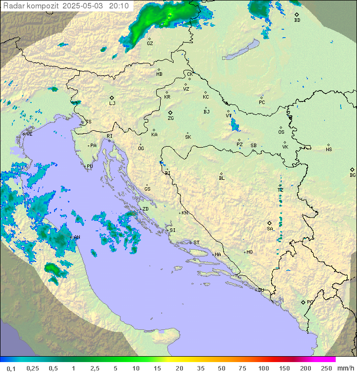 Padavine Hrvaška