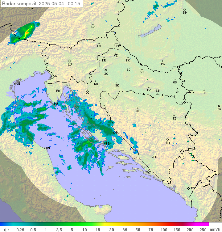 Padavine Hrvaška