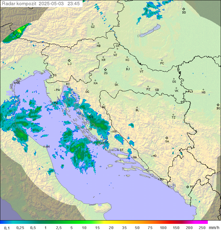 Padavine Hrvaška