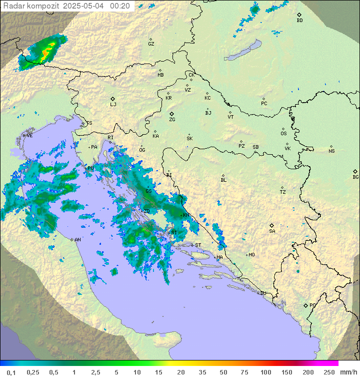 Padavine Hrvaška
