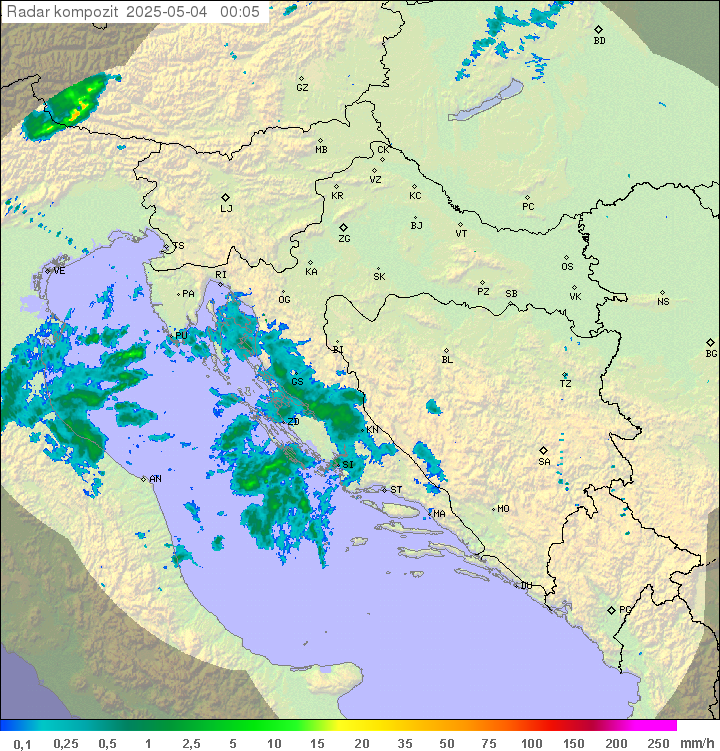 Padavine Hrvaška