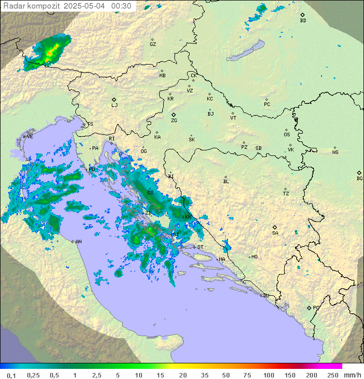 Padavine Hrvaška