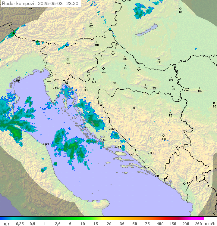 Padavine Hrvaška