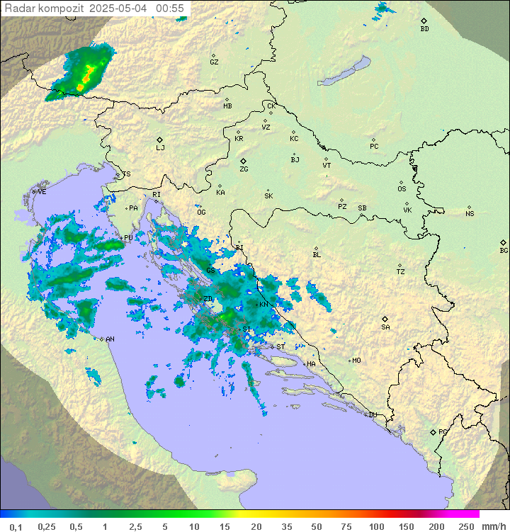 Padavine Hrvaška