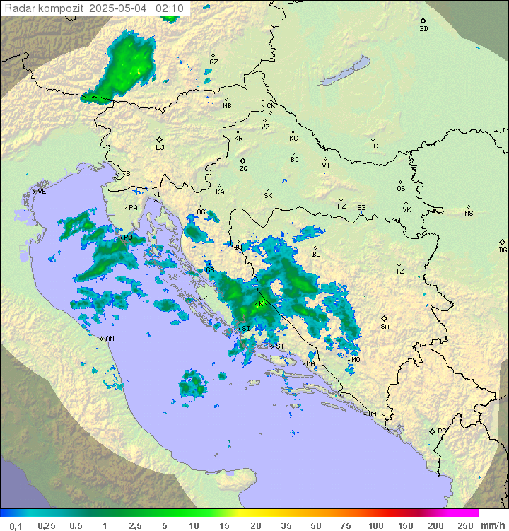 Padavine Hrvaška