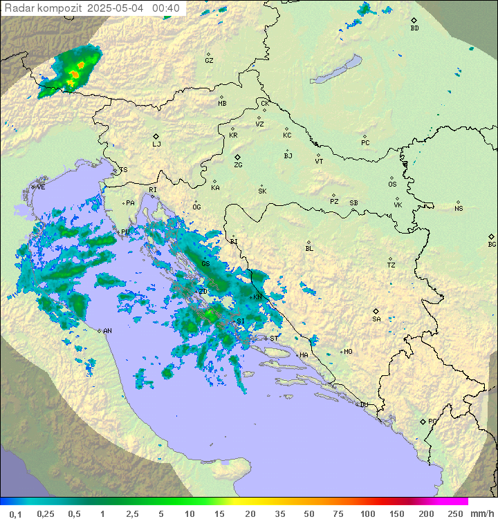 Padavine Hrvaška