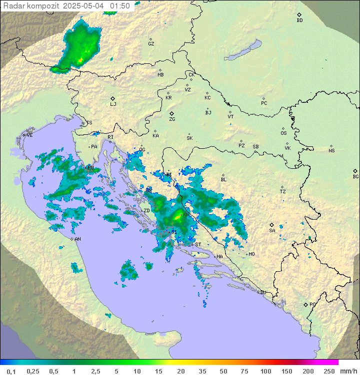 Padavine Hrvaška