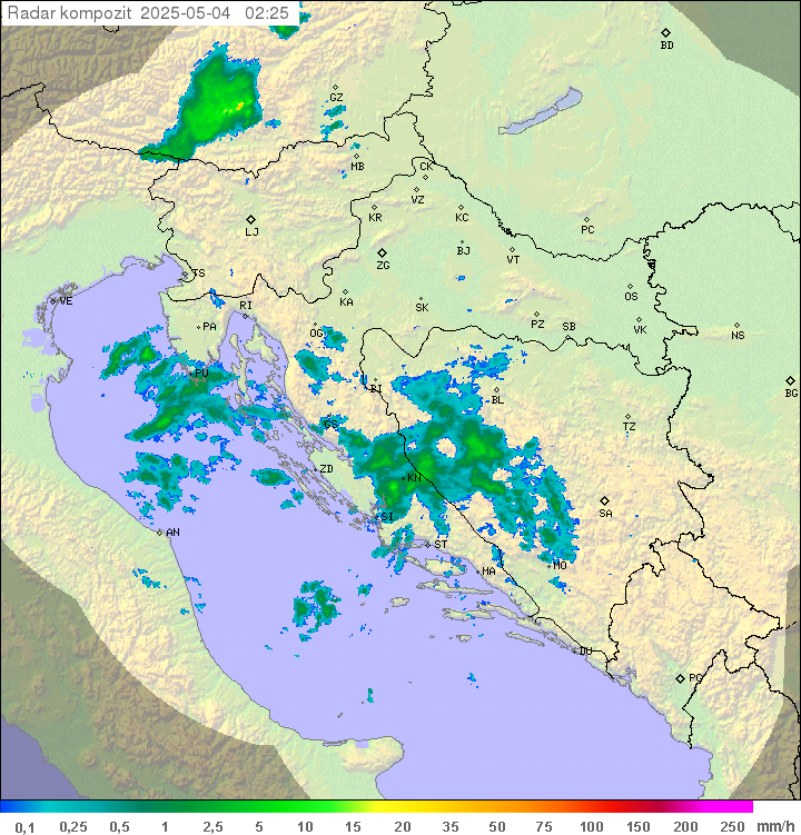 Padavine Hrvaška