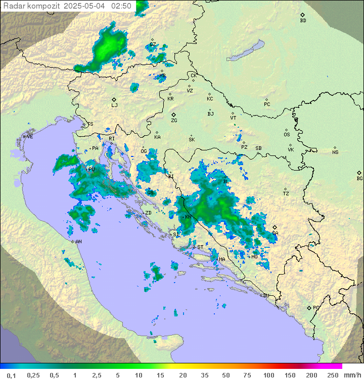 Padavine Hrvaška