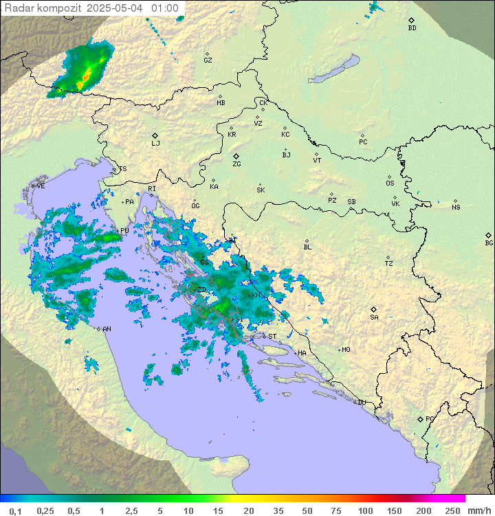 Padavine Hrvaška