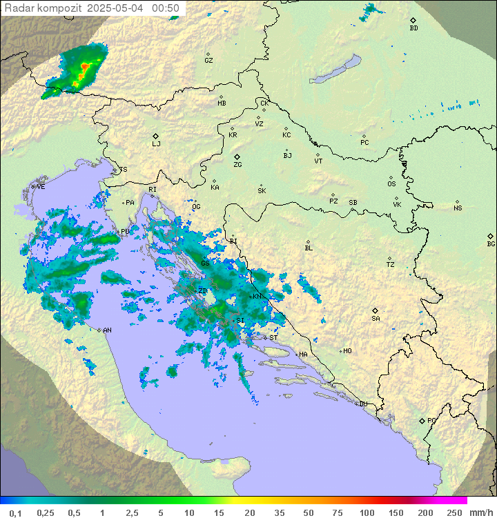 Padavine Hrvaška