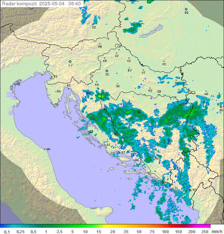 Padavine Hrvaška